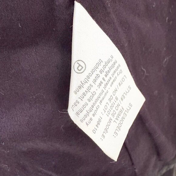 VINTAGE STYLE THEORY CALFSKIN LEATHER BLAZER PURPLE PLUM COLOR JACKET - Picture 10 of 10